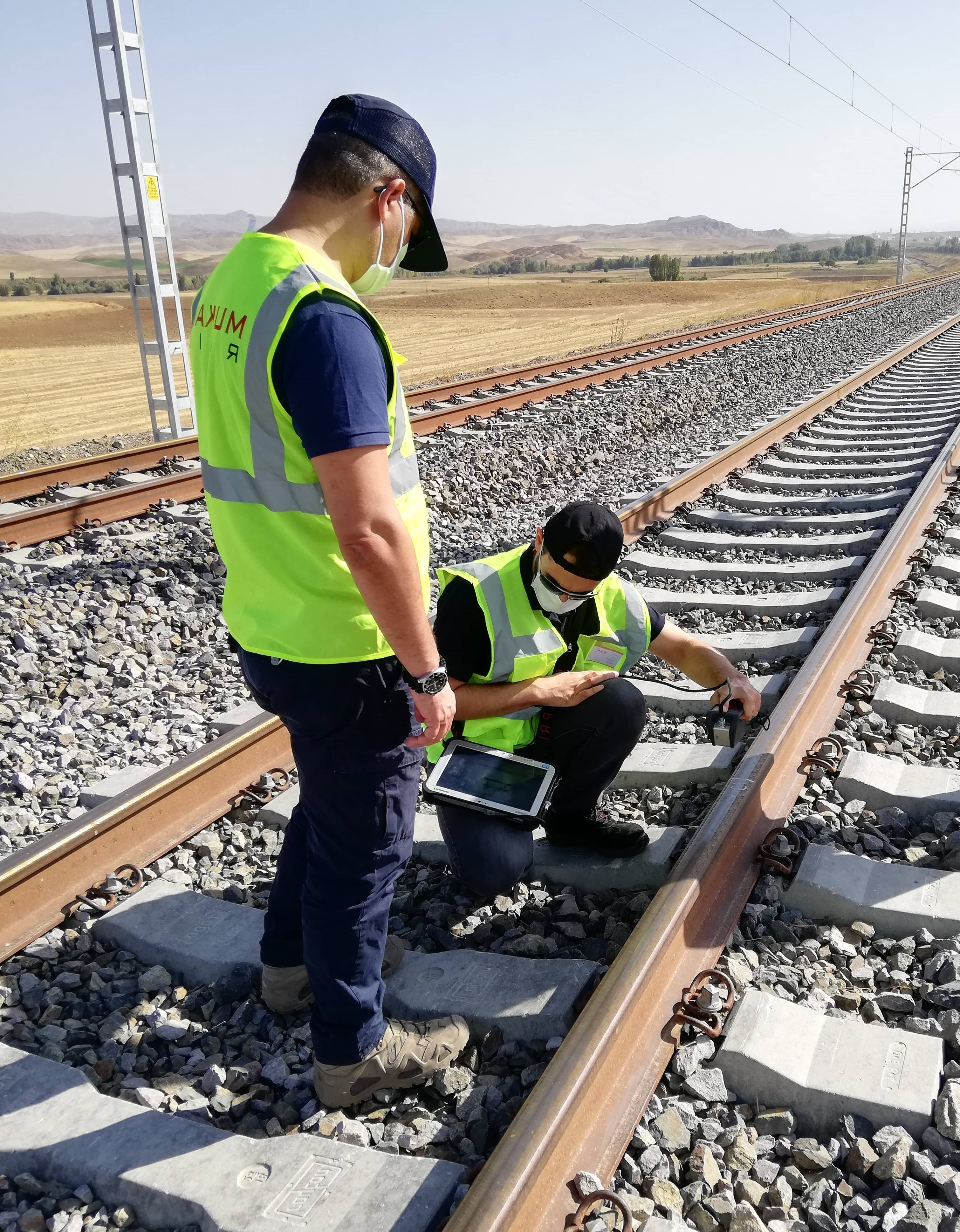 Demiryolu saha çalışması